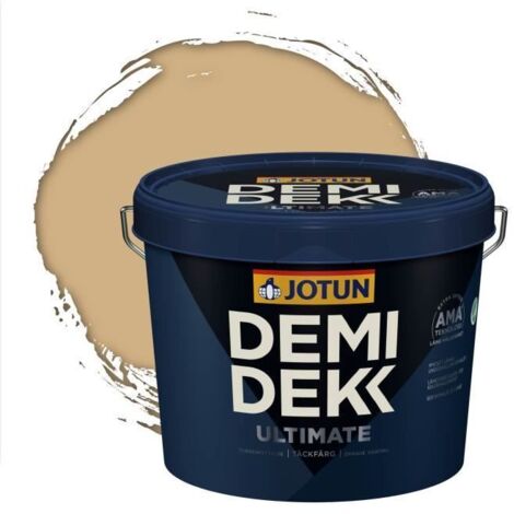 Peinture Bois - DEMI DEKK ULTIMATE - Lasure Opaque Satinée - RAL 1001 - 3L