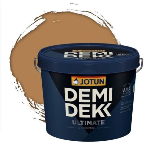 Peinture Bois - DEMI DEKK ULTIMATE - Lasure Opaque Satinée - RAL 1011 - 3L