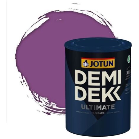 Peinture Bois - DEMI DEKK ULTIMATE - Lasure Opaque Satinée - RAL 4008 - 0,75L