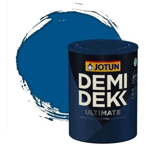 Peinture Bois - DEMI DEKK ULTIMATE - Lasure Opaque Satinée - RAL 5005 - 0,75L