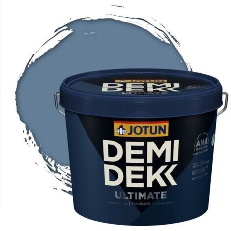 Peinture Bois - DEMI DEKK ULTIMATE - Lasure Opaque Satinée - RAL 5014 - 3L - Bleu Pigeon