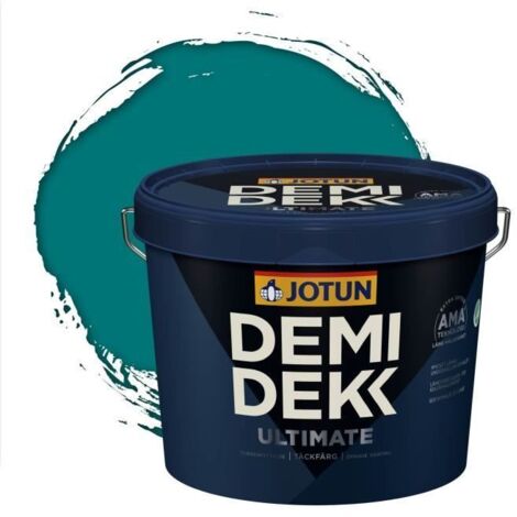 Peinture Bois - DEMI DEKK ULTIMATE - Lasure Opaque Satinée - RAL 5021 - 3L - Bleu D'eau
