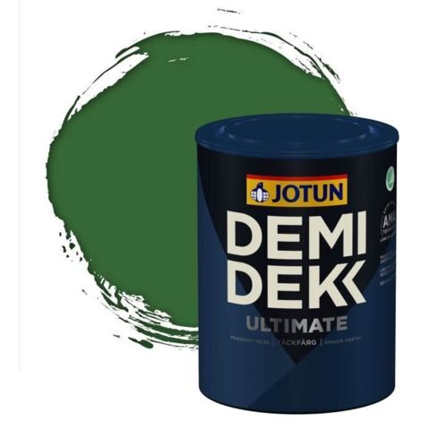 Peinture Bois - DEMI DEKK ULTIMATE - Lasure Opaque Satinée - RAL 6001 - 0,75L