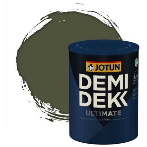 Peinture Bois - DEMI DEKK ULTIMATE - Lasure Opaque Satinée - RAL 6003 - 0,75L