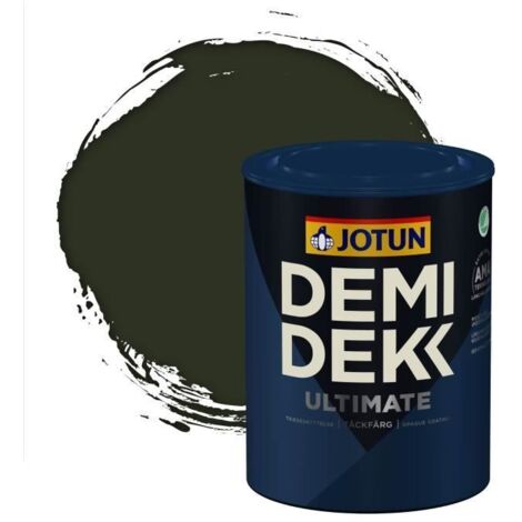 Peinture Bois - DEMI DEKK ULTIMATE - Lasure Opaque Satinée - RAL 6007 - 0,75L