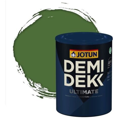 Peinture Bois - DEMI DEKK ULTIMATE - Lasure Opaque Satinée - RAL 6010 - 0,75L