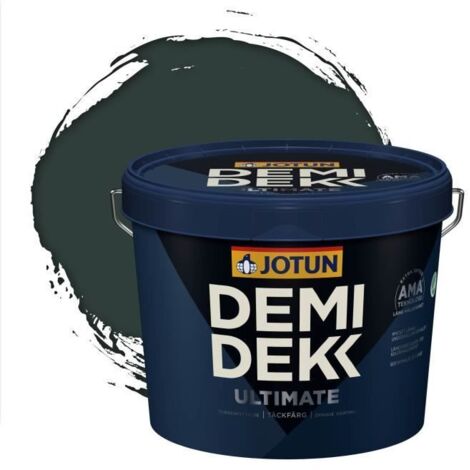 Peinture Bois - DEMI DEKK ULTIMATE - Lasure Opaque Satinée - RAL 6012 - 3L