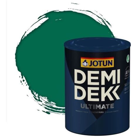 Peinture Bois - DEMI DEKK ULTIMATE - Lasure Opaque Satinée - RAL 6016 - 0,75L