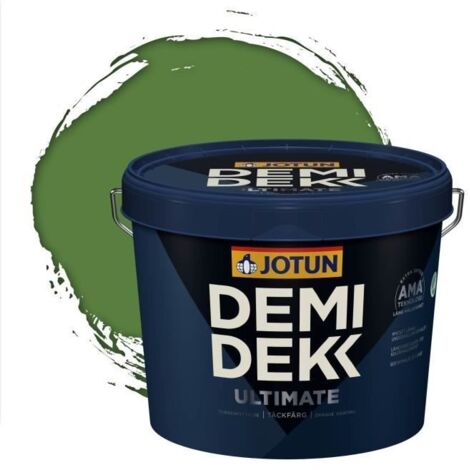 Peinture Bois - DEMI DEKK ULTIMATE - Lasure Opaque Satinée - RAL 6017 - 3L