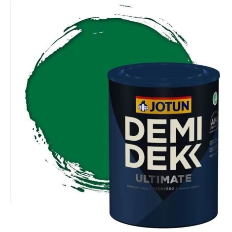 Peinture Bois - DEMI DEKK ULTIMATE - Lasure Opaque Satinée - RAL 6029 - 0,75L