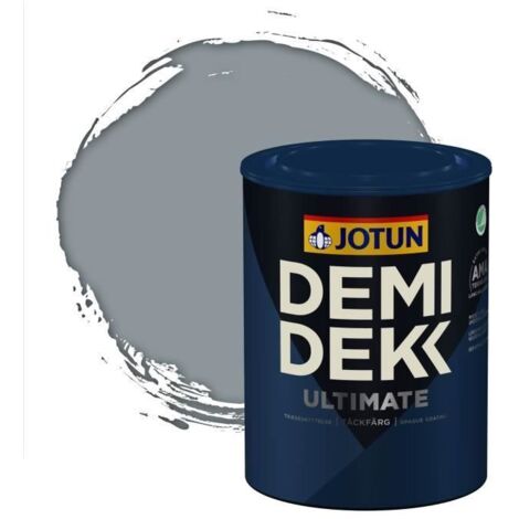Peinture Bois - DEMI DEKK ULTIMATE - Lasure Opaque Satinée - RAL 7001 - 0,75L