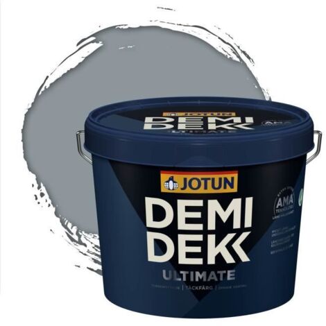 Peinture Bois - DEMI DEKK ULTIMATE - Lasure Opaque Satinée - RAL 7001 - 3L