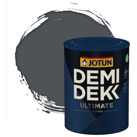 Peinture Bois - DEMI DEKK ULTIMATE - Lasure Opaque Satinée - RAL 7015 - 0,75L