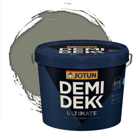 Peinture Bois - DEMI DEKK ULTIMATE - Lasure Opaque Satinée - RAL 7033 - 3L