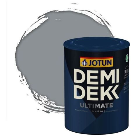 Peinture Bois - DEMI DEKK ULTIMATE - Lasure Opaque Satinée - RAL 7045 - 0,75L