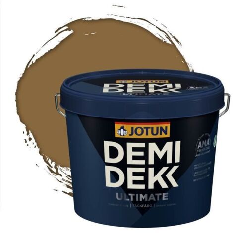 Peinture Bois - DEMI DEKK ULTIMATE - Lasure Opaque Satinée - RAL 8000 - 3L