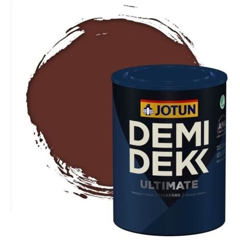 Peinture Bois - DEMI DEKK ULTIMATE - Lasure Opaque Satinée - RAL 8015 - 0,75L