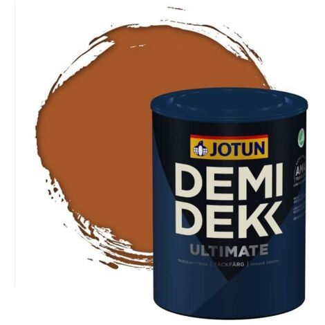 Peinture Bois - DEMI DEKK ULTIMATE - Lasure Opaque Satinée - RAL 8023 - 0,75L