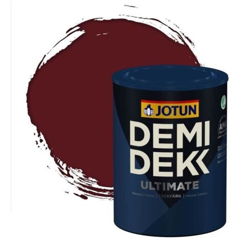 Peinture Bois - DEMI DEKK ULTIMATE - Satinée - RAL 3005 - 0,75L - Rouge Vin
