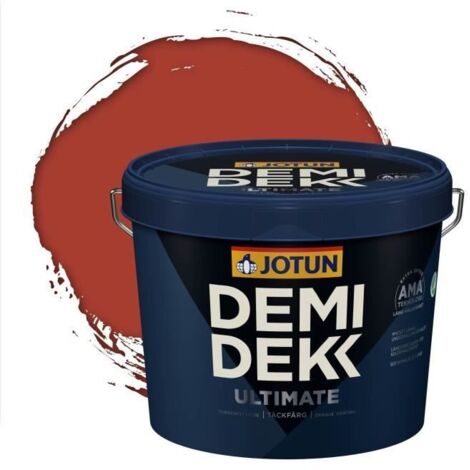 Peinture Bois - DEMI DEKK ULTIMATE - Satinée - RAL 3016 - 3L - Rouge Corail