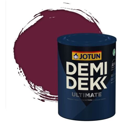 Peinture Bois - DEMI DEKK ULTIMATE - Satinée - RAL 4004 - 0,75L - Violet Bordeaux