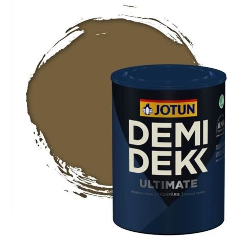 Peinture Bois - DEMI DEKK ULTIMATE - Satinée - RAL 7008 - 0,75L - Gris Kaki