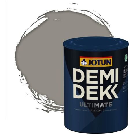 Peinture Bois - DEMI DEKK ULTIMATE - Satinée - RAL 7030 - 0,75L - Gris Pierre