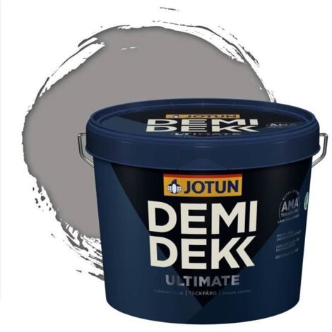 Peinture Bois - DEMI DEKK ULTIMATE - Satinée - RAL 7036 - 3L - Gris Platine