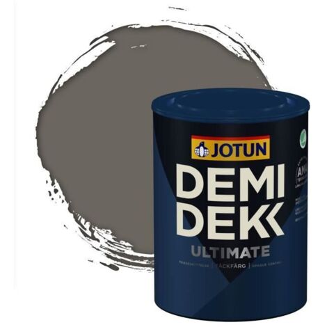 Peinture Bois - DEMI DEKK ULTIMATE - Satinée - RAL 7039 - 0,75L - Gris Quartz