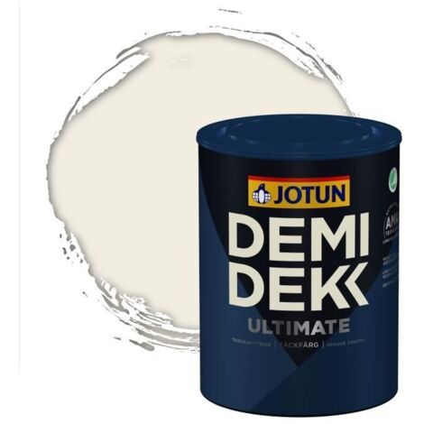 Peinture Bois - DEMI DEKK ULTIMATE - Satinée - RAL 9010 - 0,75L - Blanc Pur