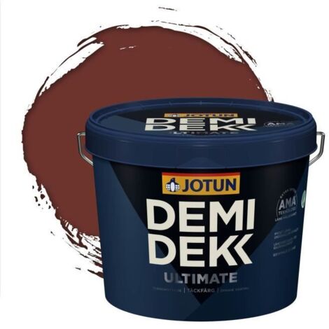 Peinture Bois - DEMI DEKK ULTIMATE - Satinée - Rouge Oxyde - 3L