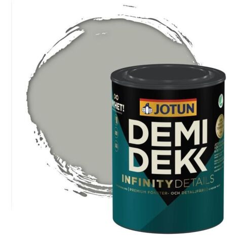 Peinture Bois - DEMIDEKK INFINITY DETAILS - Lasure Opaque Satinée - Gris Agate - 0,75L