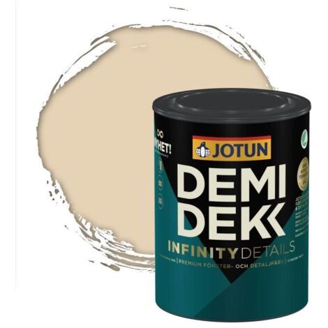 Peinture Bois - DEMIDEKK INFINITY DETAILS - Lasure Opaque Satinée - RAL 1015 - 0,75L