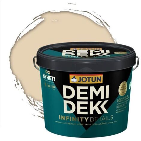 Peinture Bois - DEMIDEKK INFINITY DETAILS - Lasure Opaque Satinée - RAL 1015 - 3L