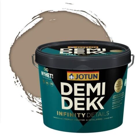 Peinture Bois - DEMIDEKK INFINITY DETAILS - Lasure Opaque Satinée - RAL 1019 - 3L