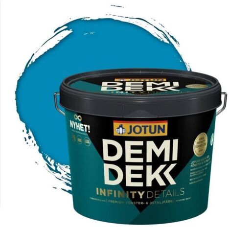 Peinture Bois - DEMIDEKK INFINITY DETAILS - Lasure Opaque Satinée - RAL 5012 - 3L