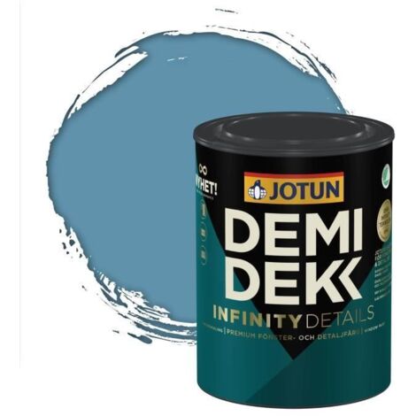 Peinture Bois - DEMIDEKK INFINITY DETAILS - Lasure Opaque Satinée - RAL 5024 - 0,75L