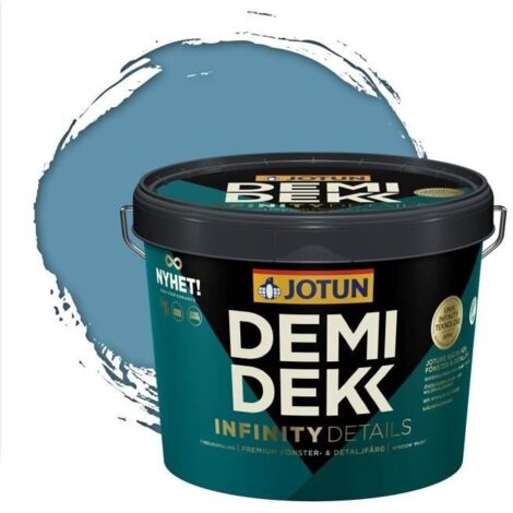 Peinture Bois - DEMIDEKK INFINITY DETAILS - Lasure Opaque Satinée - RAL 5024 - 3L