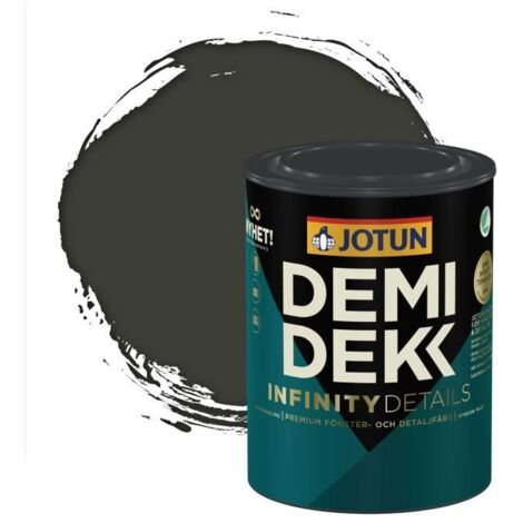 Peinture Bois - DEMIDEKK INFINITY DETAILS - Lasure Opaque Satinée - RAL 6015 - 0,75L