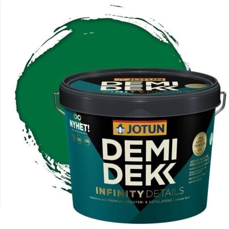Peinture Bois - DEMIDEKK INFINITY DETAILS - Lasure Opaque Satinée - RAL 6029 - 3L