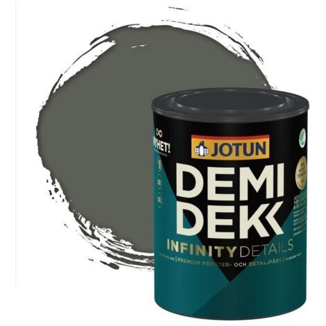 Peinture Bois - DEMIDEKK INFINITY DETAILS - Lasure Opaque Satinée - RAL 7009 - 0,75L