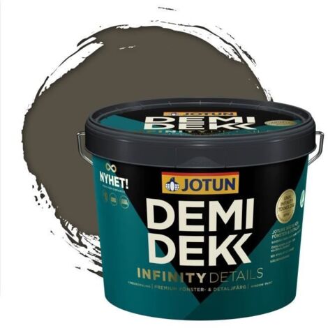 Peinture Bois - DEMIDEKK INFINITY DETAILS - Lasure Opaque Satinée - RAL 7013 - 3L