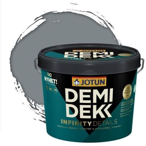 Peinture Bois - DEMIDEKK INFINITY DETAILS - Lasure Opaque Satinée - RAL 7046 - 3L