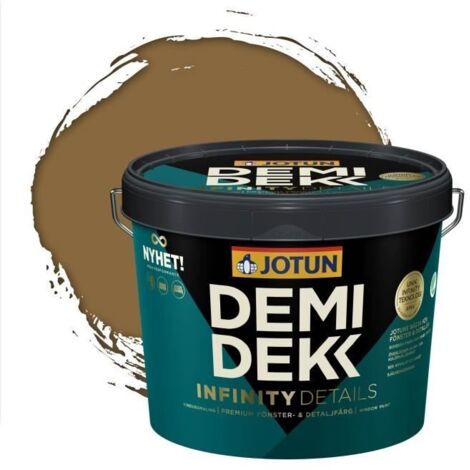 Peinture Bois - DEMIDEKK INFINITY DETAILS - Lasure Opaque Satinée - RAL 8000 - 3L