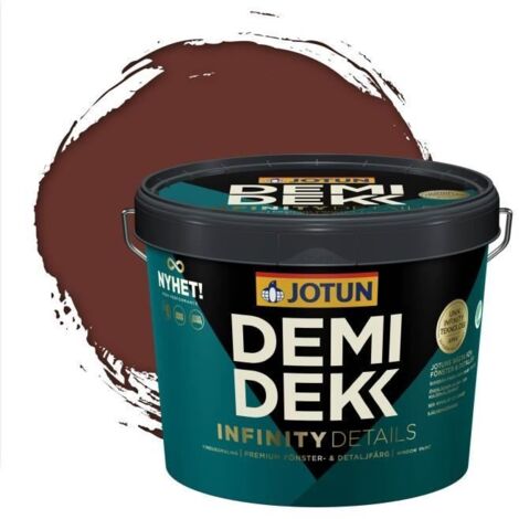 Peinture Bois - DEMIDEKK INFINITY DETAILS - Lasure Opaque Satinée - RAL 8012 - 3L