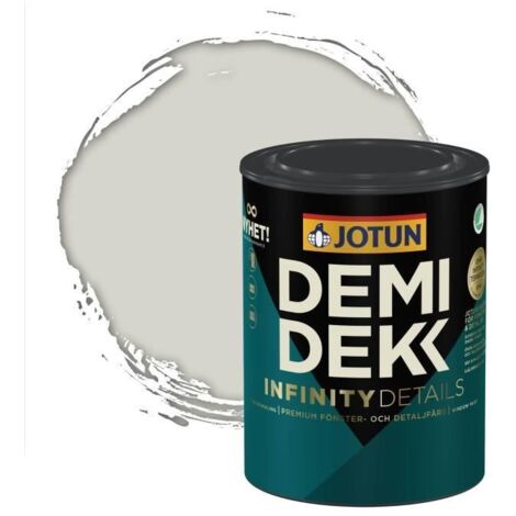 Peinture Bois - DEMIDEKK INFINITY DETAILS - Lasure Opaque Satinée - RAL 9002 - 0,75L