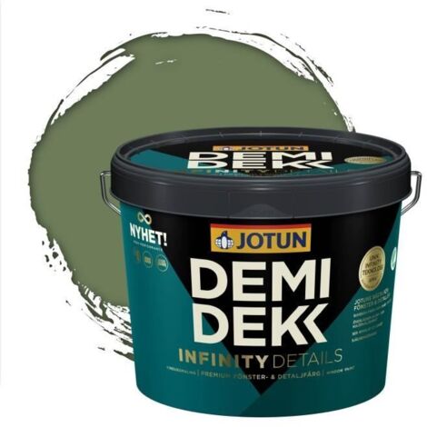 Peinture Bois - DEMIDEKK INFINITY DETAILS - RAL 6011 - Vert Réséda - 3L