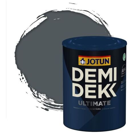 Peinture Bois - DEMIDEKK ULTIMATE - Lasure Opaque Satinée - RAL 7011 - 0,75L