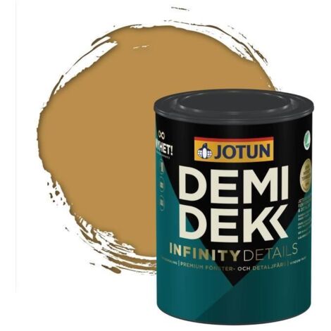 Peinture Bois - JOTUN - Lasure Opaque Satinée - RAL 1024 - Jaune Ocre - 0,75L