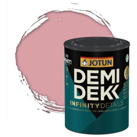 Peinture Bois - JOTUN - Lasure Opaque Satinée - RAL 3015 - 0,75L - Rose Clair
